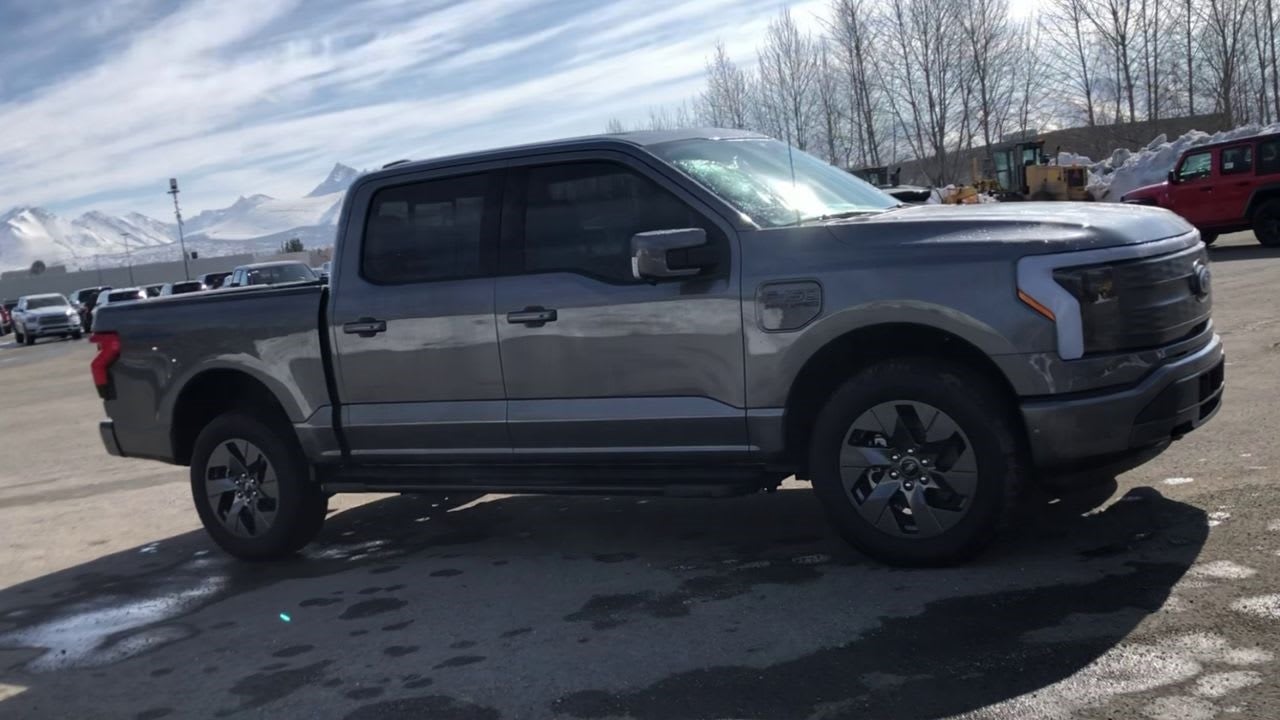 Used 2022 Ford F-150 Lightning Lariat with VIN 1FTVW1ELXNWG15849 for sale in Anchorage, AK